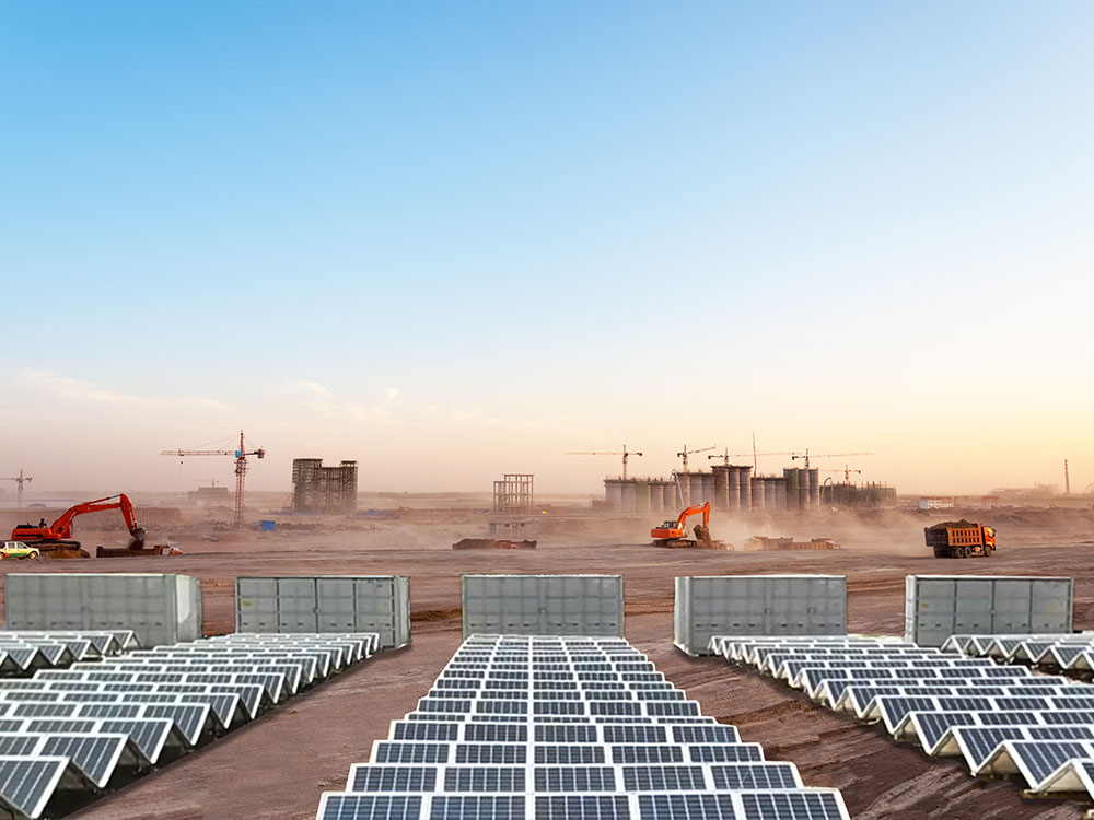 Solar Power Containers for Infrastructuur