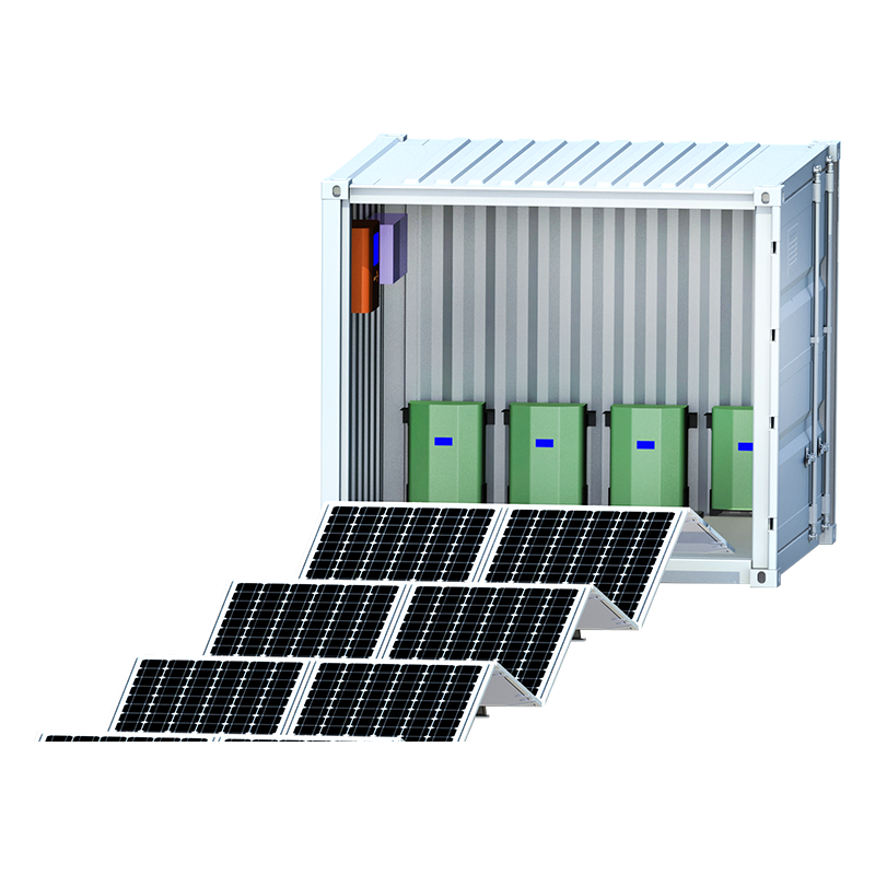 ESS-container op zonne-energie (railtype)